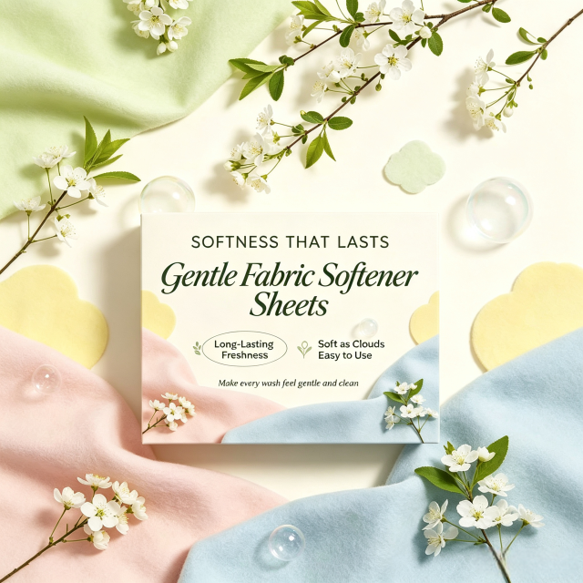 Laundry Fabric Softener Sheets 40 Sheets,gzxidi,Laundry Fabric Softener Sheets 40 Sheets
