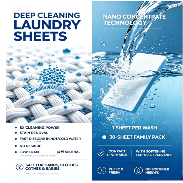 Laundry Detergent Sheets 32 Sheets,gzxidi,Laundry Detergent Sheets