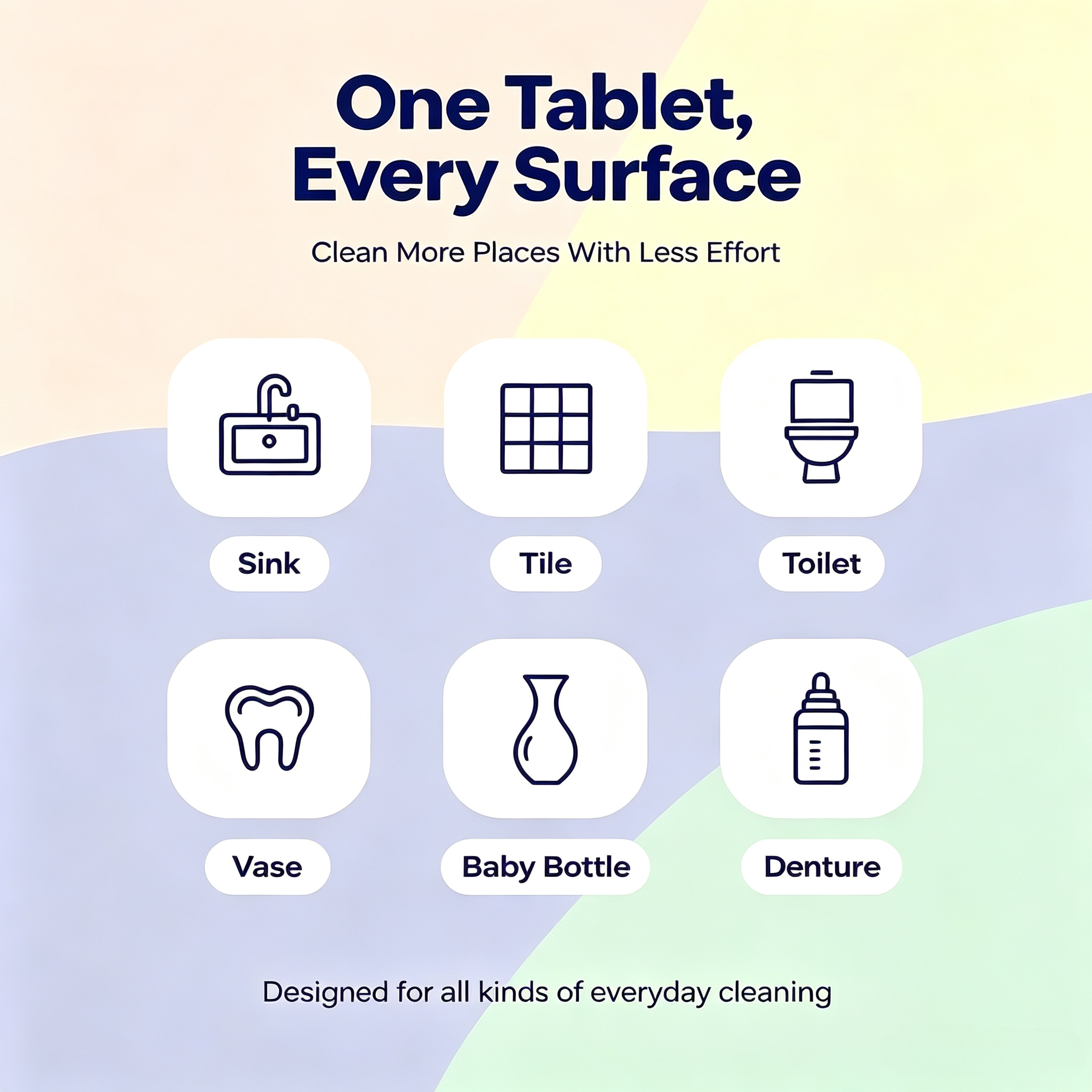 Multi-Purpose Cleaning Tablets 20 PCS,gzxidi,Multi-Purpose Cleaning Tablets 20 PCS