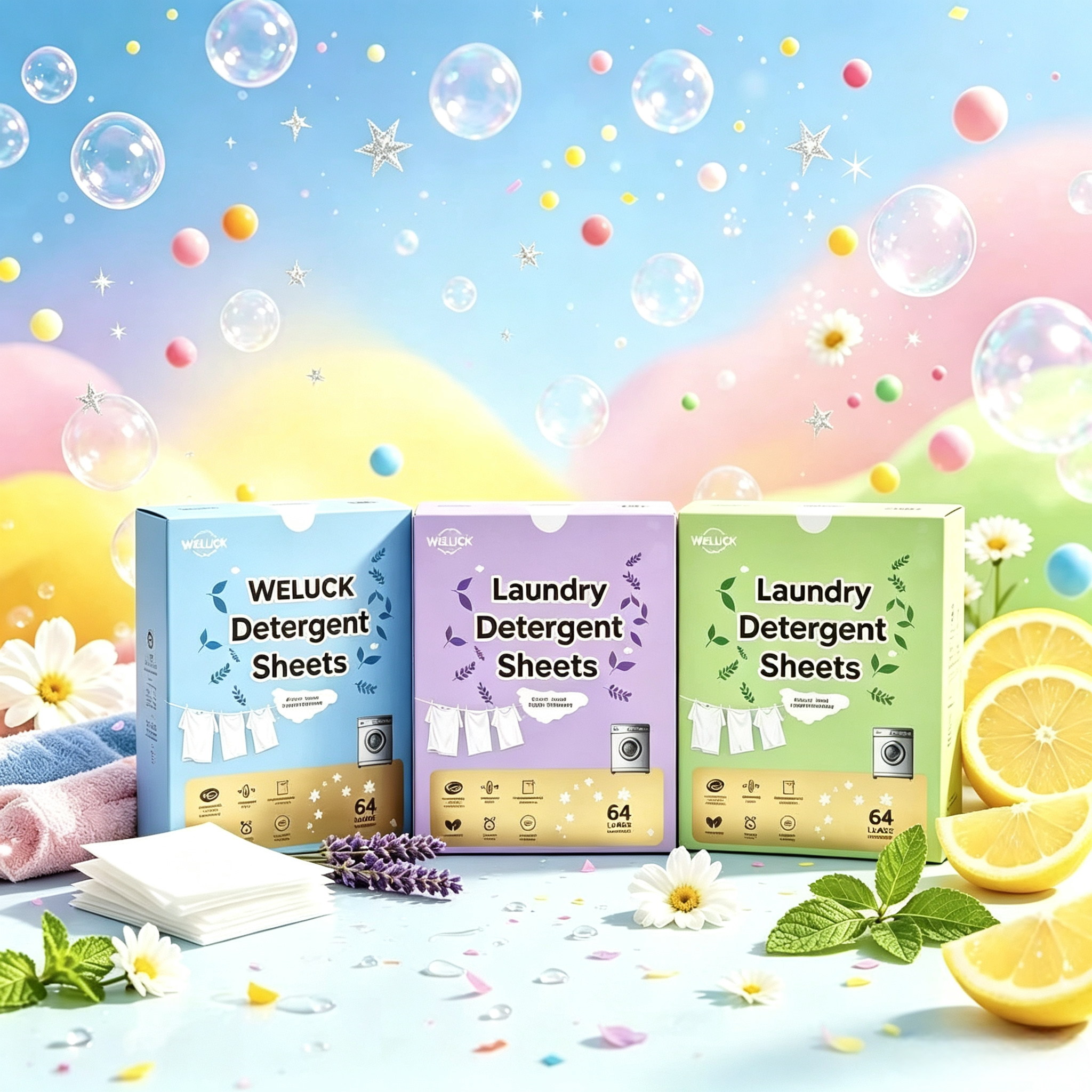 Laundry Detergent Sheets 32 Sheets,gzxidi,Laundry Detergent Sheets