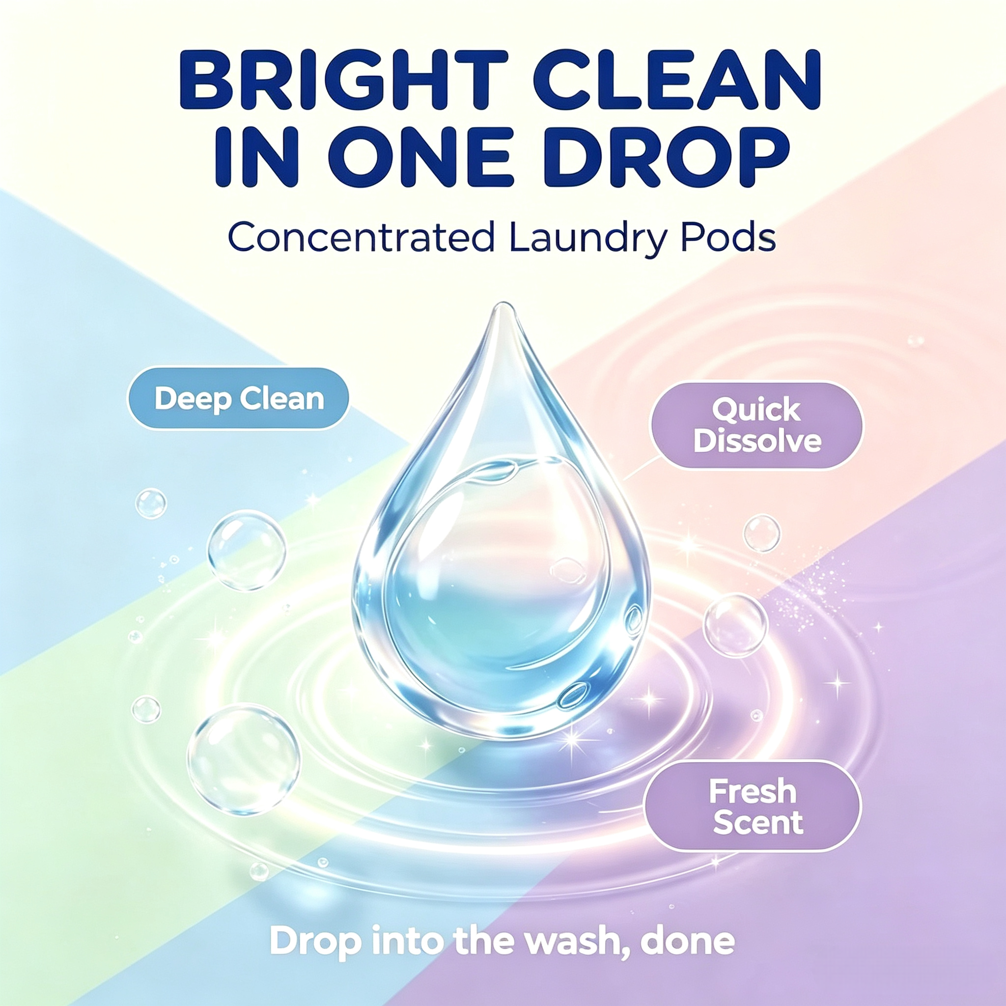 Single‑Chamber Laundry detergent pods 8g,gzxidi,Single‑Chamber Laundry detergent pods 8g
