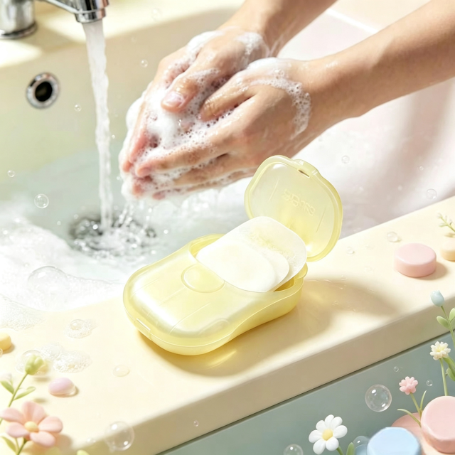 Hand Wash Soap Sheets Green Tea 50 Sheets,gzxidi,Hand Wash Soap Sheets Green Tea 50 Sheets