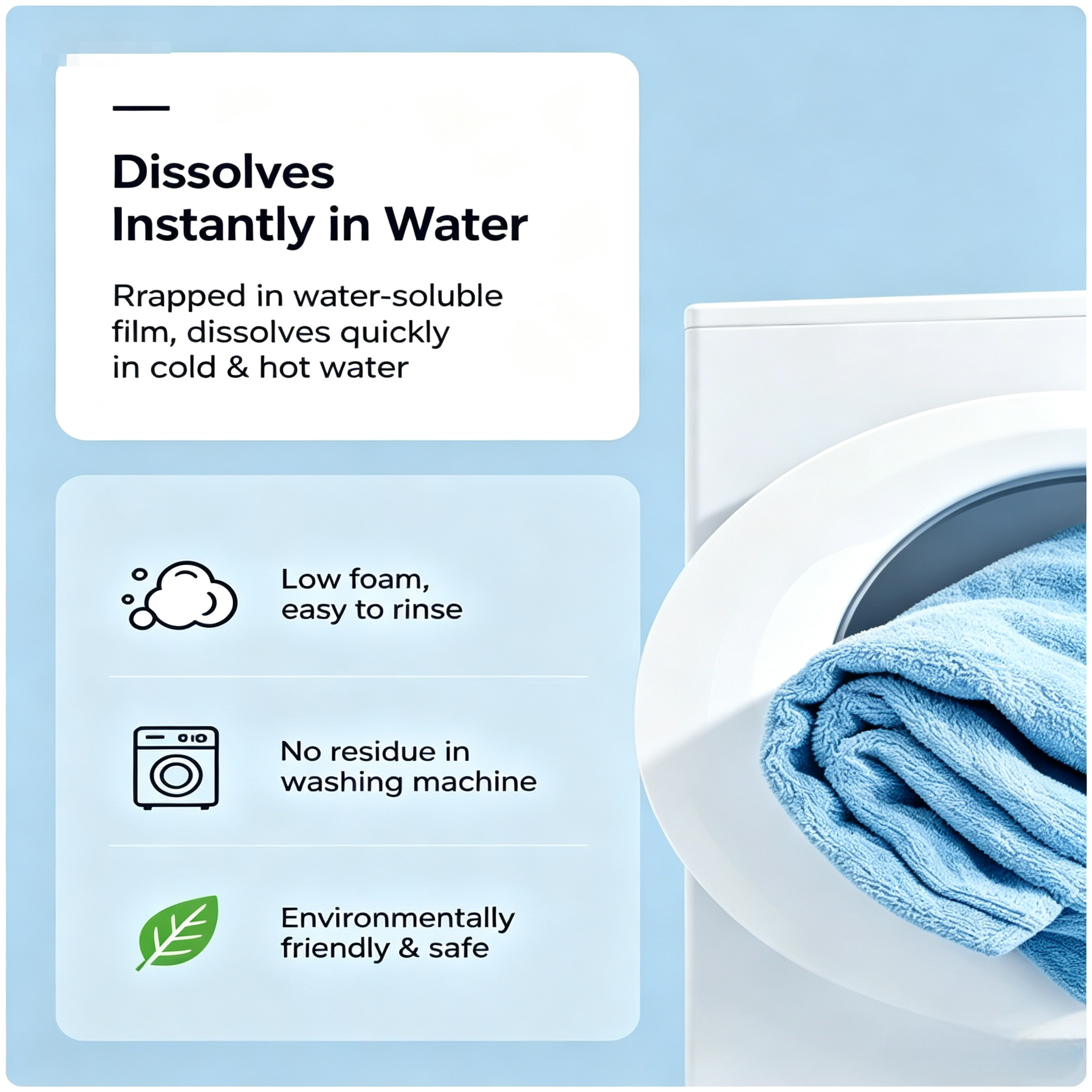 Single‑Chamber Laundry detergent pods 8g,gzxidi,Single‑Chamber Laundry detergent pods 8g