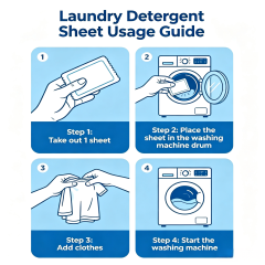Laundry Detergent Sheets Green Tea 3.5g,gzxidi,Laundry Detergent Sheets Green Tea 3.5g