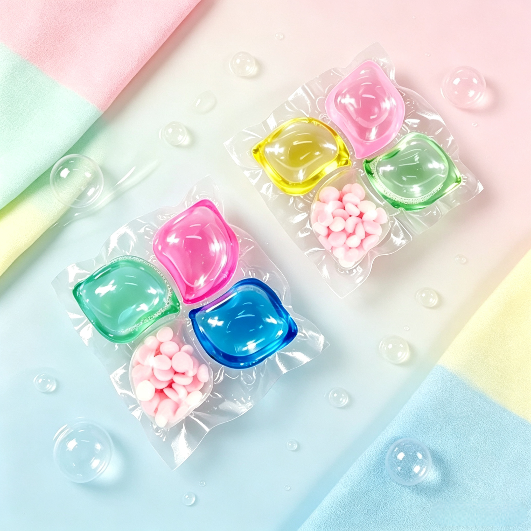4‑Chamber Laundry Detergent Pods 10g,gzxidi,4‑Chamber Laundry Detergent Pods 10g