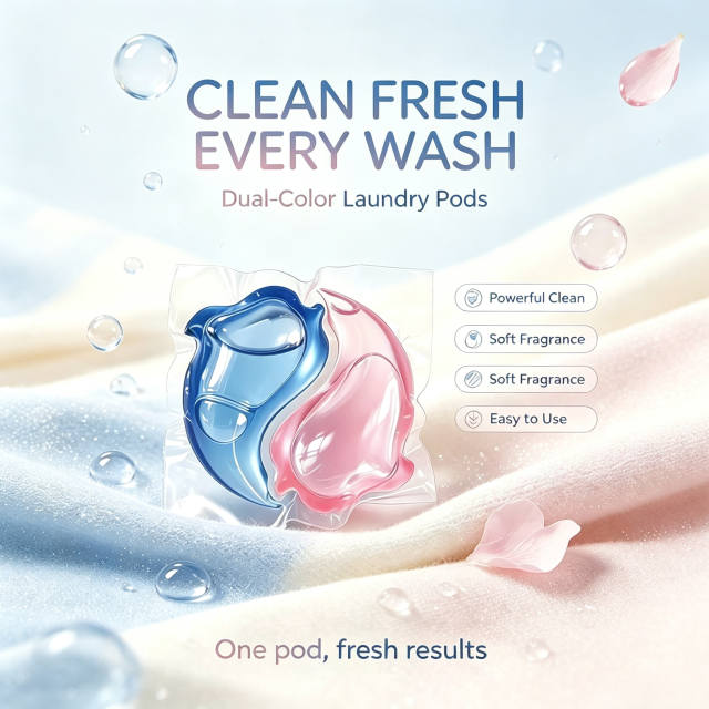 Dual‑chamber Laundry Detergent Pods 10g,gzxidi,2‑Chamber Laundry Detergent Pods 10g