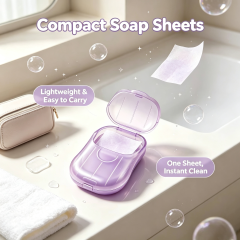 Hand Wash Soap Sheets Lavender 50 Sheets,gzxidi,Hand Wash Soap Sheets Lavender 50 Sheets