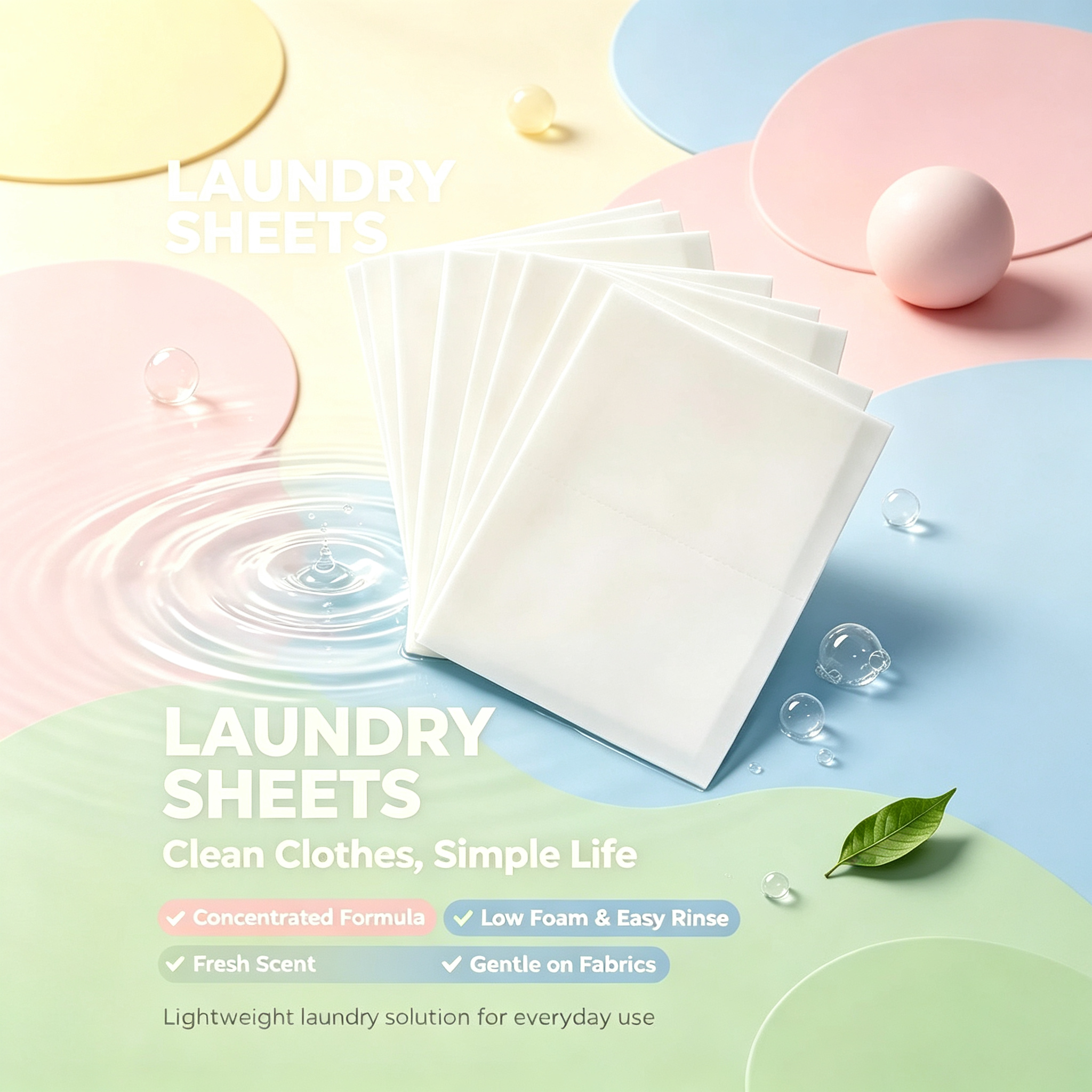 Laundry Detergent Sheets  3.5g,gzxidi,Laundry Detergent Sheets  3.5g