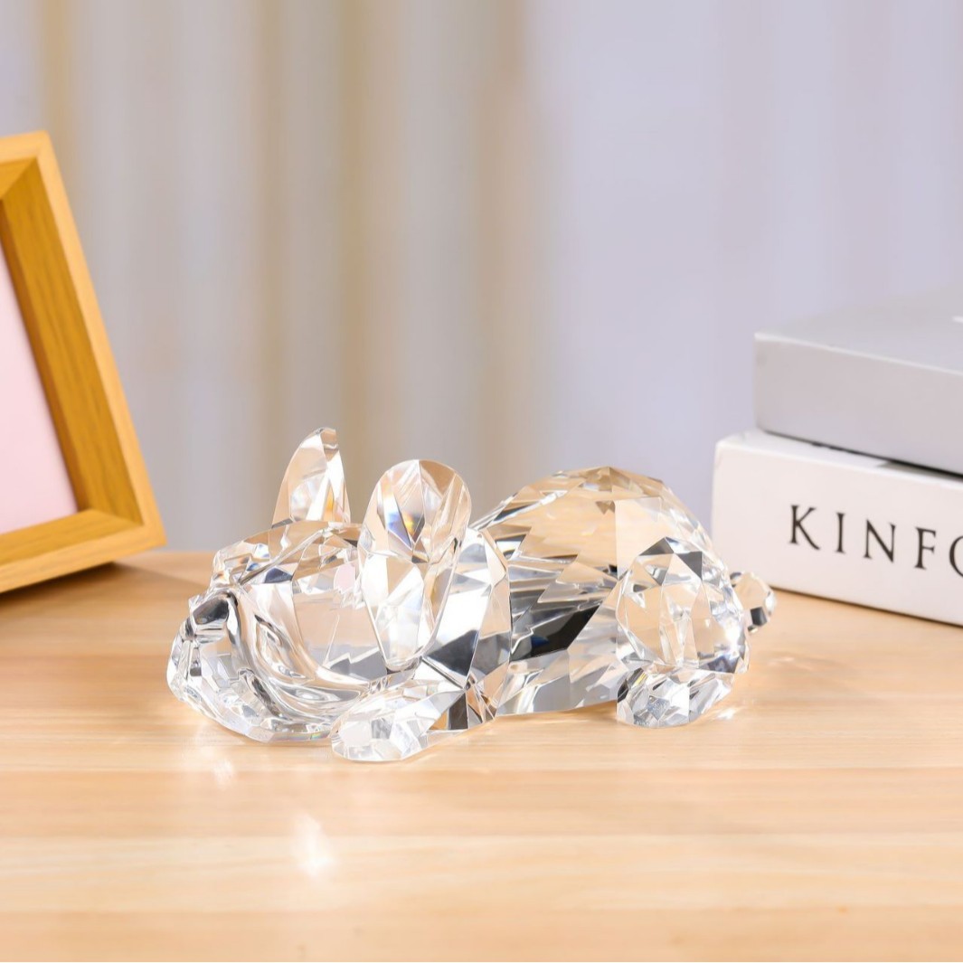 Customized K9 Haba Dog Ornament with Crystal Animals, Transparent Light Luxury Crafts, Home Decoration Gifts, Business Gifts,www.kongzeglobal.com,Customized K9 Haba Dog Ornament with Crystal Animals, Transparent Light Luxury Crafts, Home Decoration Gifts, Business Gifts-www.kongzeglobal.com
