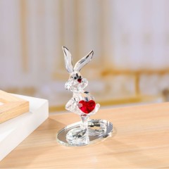 K9 Crystal Rabbit Ornament Light Luxury High End Gift Car Furniture Living Room Animal Festival Gift,www.kongzeglobal.com,K9 Crystal Rabbit Ornament Light Luxury High End Gift Car Furniture Living Room Animal Festival Gift-www.kongzeglobal.com