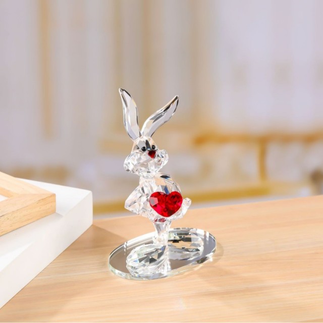 K9 Crystal Rabbit Ornament Light Luxury High End Gift Car Furniture Living Room Animal Festival Gift,www.kongzeglobal.com,K9 Crystal Rabbit Ornament Light Luxury High End Gift Car Furniture Living Room Animal Festival Gift-www.kongzeglobal.com