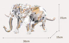 Light luxury K9 crystal elephant simple high-end crafts living room foyer dining table wine cabinet room decoration light luxury high-end,www.kongzeglobal.com,Light luxury K9 crystal elephant simple high-end crafts living room foyer dining table wine cabinet room decoration light luxury high-end-www.kongzeglobal.com