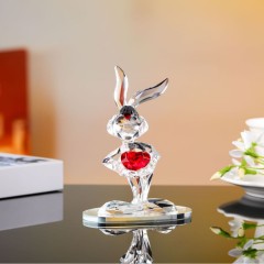 K9 Crystal Rabbit Ornament Light Luxury High End Gift Car Furniture Living Room Animal Festival Gift,www.kongzeglobal.com,K9 Crystal Rabbit Ornament Light Luxury High End Gift Car Furniture Living Room Animal Festival Gift-www.kongzeglobal.com