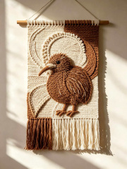 Handmade Macrame Cotton Wall Hanging, Boho Rustic Home Wall Decor,www.kongzeglobal.com,Handmade Macrame Cotton Wall Hanging, Boho Rustic Home Wall Decor-www.kongzeglobal.com