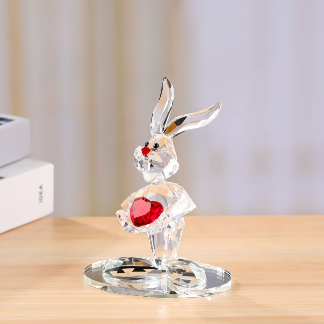 K9 Crystal Rabbit Ornament Light Luxury High End Gift Car Furniture Living Room Animal Festival Gift,www.kongzeglobal.com,K9 Crystal Rabbit Ornament Light Luxury High End Gift Car Furniture Living Room Animal Festival Gift-www.kongzeglobal.com