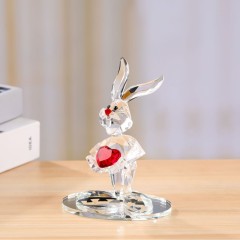 K9 Crystal Rabbit Ornament Light Luxury High End Gift Car Furniture Living Room Animal Festival Gift,www.kongzeglobal.com,K9 Crystal Rabbit Ornament Light Luxury High End Gift Car Furniture Living Room Animal Festival Gift-www.kongzeglobal.com