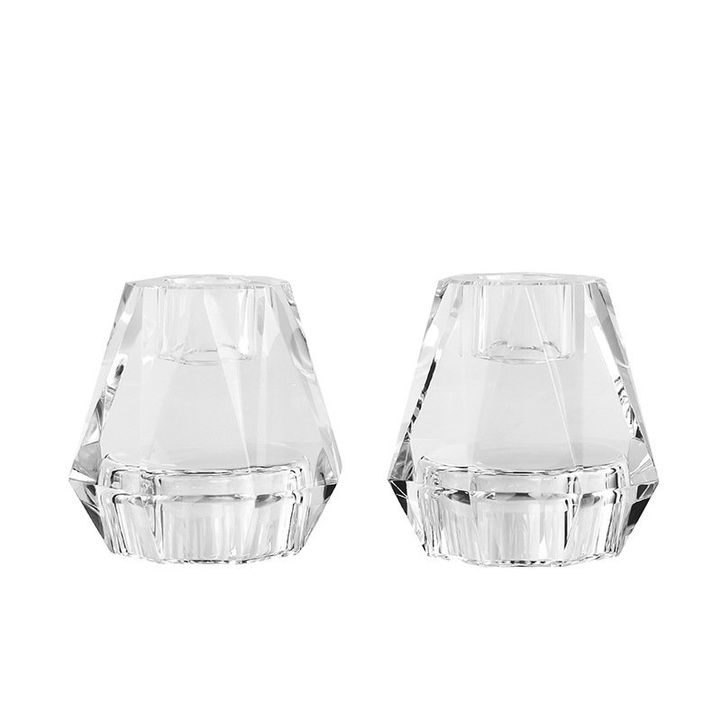 K9 Crystal Tealight Candle Holder Set of 2, Faceted Glass Votive Candlesticks for Wedding Home Decor & Healing Gift,www.kongzeglobal.com,K9 Crystal Tealight Candle Holder Set of 2, Faceted Glass Votive Candlesticks for Wedding Home Decor & Healing Gift-www.kongzeglobal.com