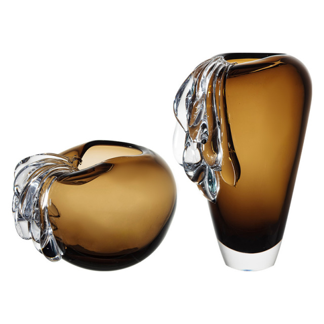 K9 Crystal Vase Set, Retro Art Glass Flower Vase for Fresh Dried Flower Home Luxury Decor & Premium Gift,www.kongzeglobal.com,K9 Crystal Vase Set, Retro Art Glass Flower Vase for Fresh Dried Flower Home Luxury Decor & Premium Gift-www.kongzeglobal.com