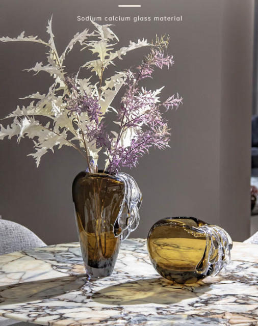 K9 Crystal Vase Set, Retro Art Glass Flower Vase for Fresh Dried Flower Home Luxury Decor & Premium Gift,www.kongzeglobal.com,K9 Crystal Vase Set, Retro Art Glass Flower Vase for Fresh Dried Flower Home Luxury Decor & Premium Gift-www.kongzeglobal.com