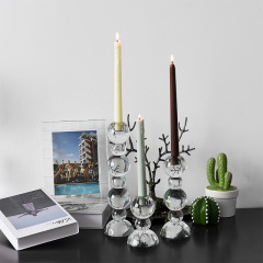 K9 Crystal Stacked Spherical Candle Holder - Modern Minimalist Home Decor,www.kongzeglobal.com,K9 Crystal Stacked Spherical Candle Holder - Modern Minimalist Home Decor-www.kongzeglobal.com