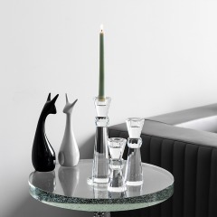 K9 Crystal Taper Candle Holder Set of 3, Retro Faceted Glass Candlesticks for Wedding Home Decor & Healing Gift,www.kongzeglobal.com,K9 Crystal Taper Candle Holder Set of 3, Retro Faceted Glass Candlesticks for Wedding Home Decor & Healing Gift-www.kongzeglobal.com