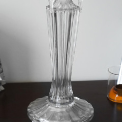 K9 Crystal Palace Style Taper Candle Holder, Tall Ornate Glass Candlestick for Wedding Home Decor & Healing Gift,www.kongzeglobal.com,K9 Crystal Palace Style Taper Candle Holder, Tall Ornate Glass Candlestick for Wedding Home Decor & Healing Gift-www.kongzeglobal.com