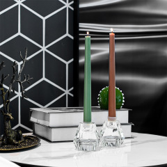 K9 Crystal Tealight Candle Holder Set of 2, Faceted Glass Votive Candlesticks for Wedding Home Decor & Healing Gift,www.kongzeglobal.com,K9 Crystal Tealight Candle Holder Set of 2, Faceted Glass Votive Candlesticks for Wedding Home Decor & Healing Gift-www.kongzeglobal.com