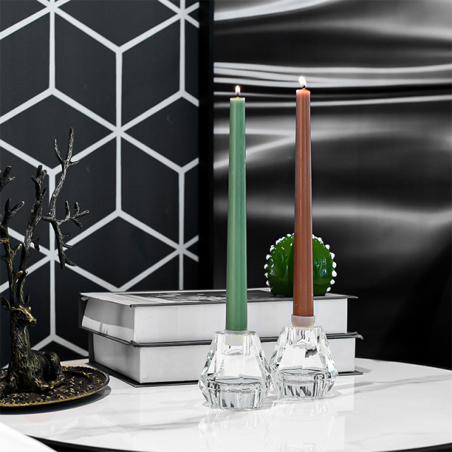 K9 Crystal Tealight Candle Holder Set of 2, Faceted Glass Votive Candlesticks for Wedding Home Decor & Healing Gift,www.kongzeglobal.com,K9 Crystal Tealight Candle Holder Set of 2, Faceted Glass Votive Candlesticks for Wedding Home Decor & Healing Gift-www.kongzeglobal.com