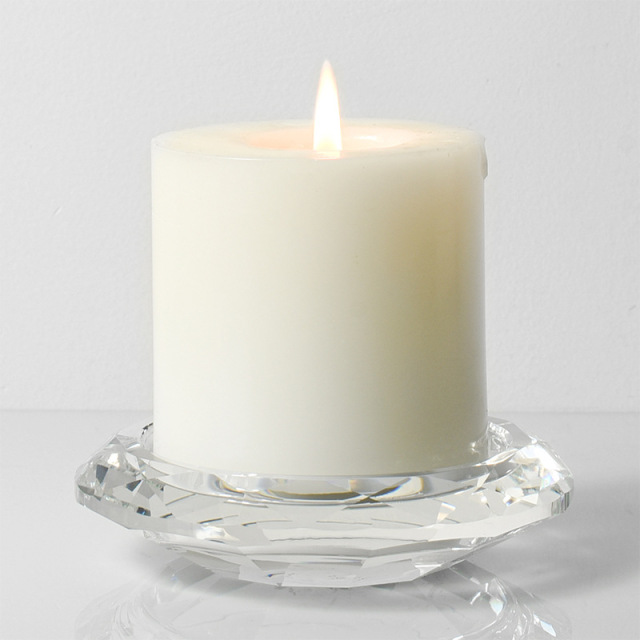 K9 Crystal Faceted Candle Holder, Clear Glass Votive Base for Pillar Candles, Nordic Style for Wedding Home Decor & Healing Gift,www.kongzeglobal.com,K9 Crystal Faceted Candle Holder, Clear Glass Votive Base for Pillar Candles, Nordic Style for Wedding Home Decor & Healing Gift-www.kongzeglobal.com