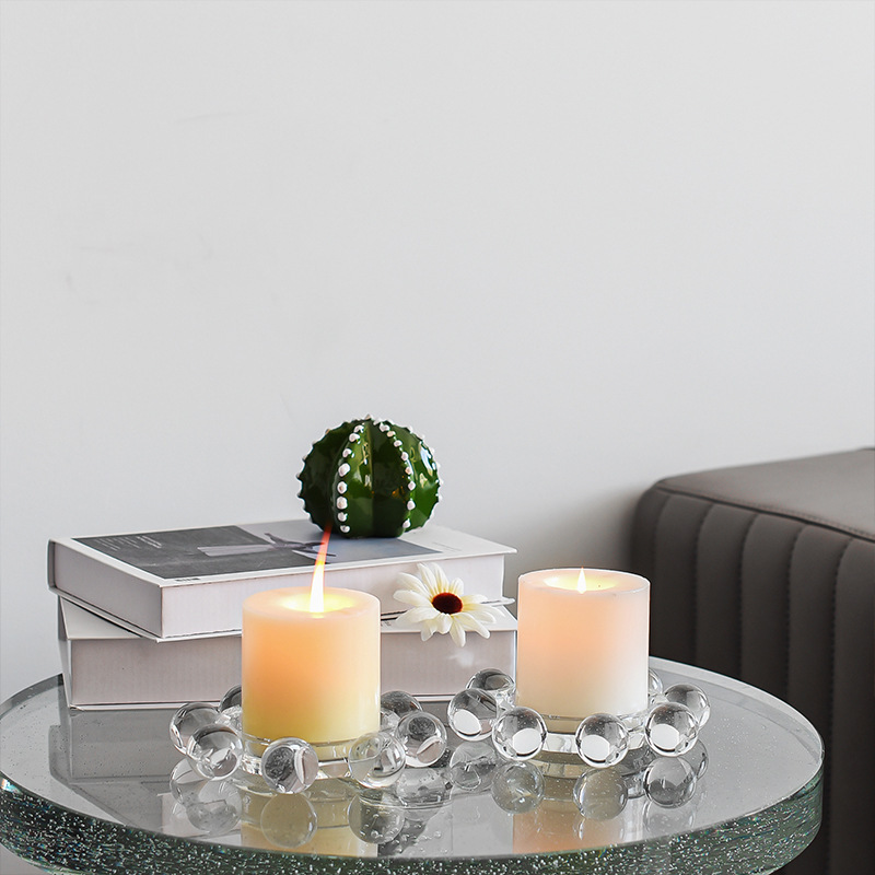 K9 Crystal Ball Ring Tealight Candle Holder, Nordic Clear Glass Votive Candlestick for Wedding Home Decor & Healing Gift,www.kongzeglobal.com,K9 Crystal Ball Ring Tealight Candle Holder, Nordic Clear Glass Votive Candlestick for Wedding Home Decor & Healing Gift-www.kongzeglobal.com
