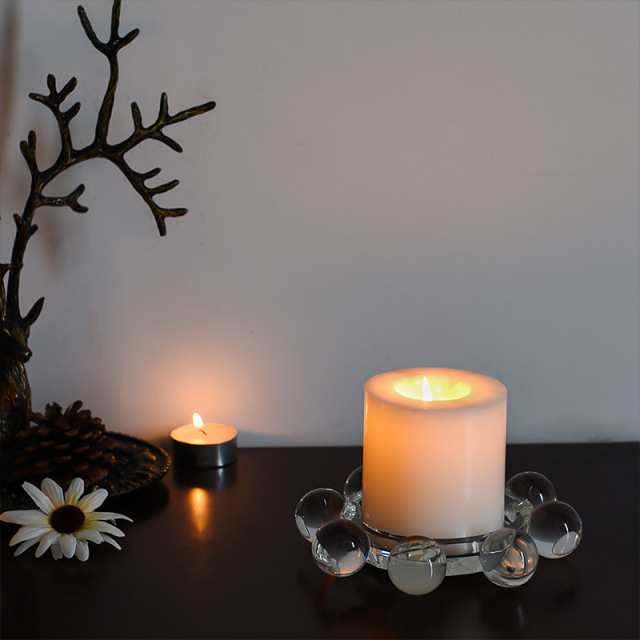 K9 Crystal Ball Ring Tealight Candle Holder, Nordic Clear Glass Votive Candlestick for Wedding Home Decor & Healing Gift,www.kongzeglobal.com,K9 Crystal Ball Ring Tealight Candle Holder, Nordic Clear Glass Votive Candlestick for Wedding Home Decor & Healing Gift-www.kongzeglobal.com