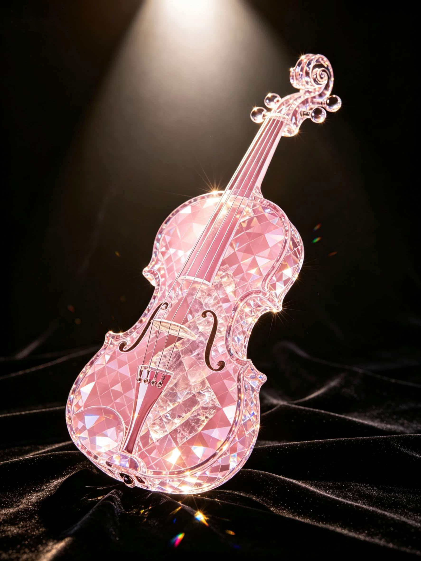 K9 crystal violin ornament, instrument statue, luxurious musician gift that soothes the soul,www.kongzeglobal.com,K9 crystal violin ornament, instrument statue, luxurious musician gift that soothes the soul-www.kongzeglobal.com