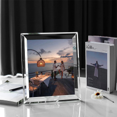 Solid Block Clear K9 Crystal Photo Frame, Custom Vertical Picture Frame for Home Office Table Decor & Memory Keepsake Gift,www.kongzeglobal.com,Solid Block Clear K9 Crystal Photo Frame, Custom Vertical Picture Frame for Home Office Table Decor & Memory Keepsake Gift-www.kongzeglobal.com