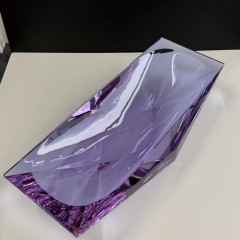 Multi-Faceted Purple K9 Crystal Rectangular Storage Tray, Large Luxury Catchall Dish for Living Room Decor & Business Premium Gift,www.kongzeglobal.com,Multi-Faceted Purple K9 Crystal Rectangular Storage Tray, Large Luxury Catchall Dish for Living Room Decor & Business Premium Gift-www.kongzeglobal.com