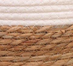 Natural Straw Cotton Rope Woven Basket, Handmade Portable Storage Flower Pot for Home Garden Decor & Fruit Plant Container,www.kongzeglobal.com,Natural Straw Cotton Rope Woven Basket, Handmade Portable Storage Flower Pot for Home Garden Decor & Fruit Plant Container-www.kongzeglobal.com