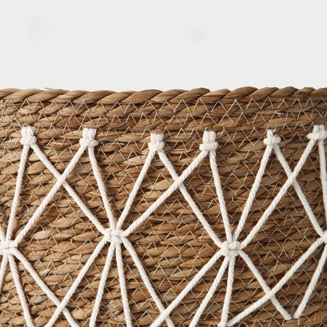 Natural Grass Woven Handheld Storage Basket, Boho Diamond Pattern Rectangular Desktop Organizer Bin for Nordic Homestay Home Decor,www.kongzeglobal.com,Natural Grass Woven Handheld Storage Basket, Boho Diamond Pattern Rectangular Desktop Organizer Bin for Nordic Homestay Home Decor-www.kongzeglobal.com