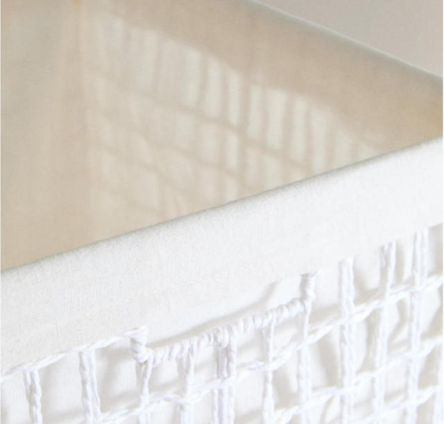 Natural Paper Rope Woven Laundry Hamper, Large Capacity Rectangular Dirty Clothes Storage Basket for Bedroom Bathroom Home Organizer,www.kongzeglobal.com,Natural Paper Rope Woven Laundry Hamper, Large Capacity Rectangular Dirty Clothes Storage Basket for Bedroom Bathroom Home Organizer-www.kongzeglobal.com