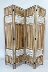 3-Panel Cotton Rope Room Divider Screen, Solid Wood Frame Foldable Woven Partition Screen for Boho Nordic Home Decor,www.kongzeglobal.com,3-Panel Cotton Rope Room Divider Screen, Solid Wood Frame Foldable Woven Partition Screen for Boho Nordic Home Decor-www.kongzeglobal.com