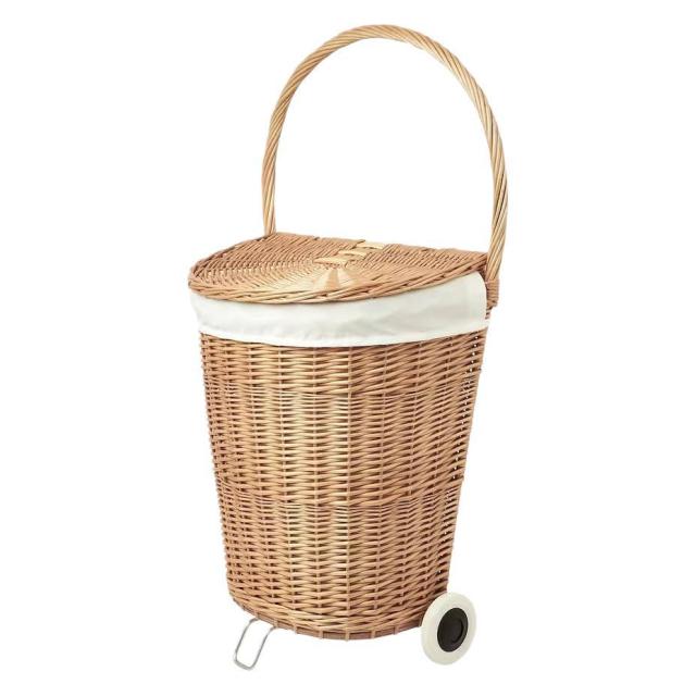 Wheeled Laundry Basket, Lidded Rolling Dirty Clothes Hamper with Liner & Curved Carry Handle for Bedroom Bathroom Storage,www.kongzeglobal.com,Wheeled Laundry Basket, Lidded Rolling Dirty Clothes Hamper with Liner & Curved Carry Handle for Bedroom Bathroom Storage-www.kongzeglobal.com