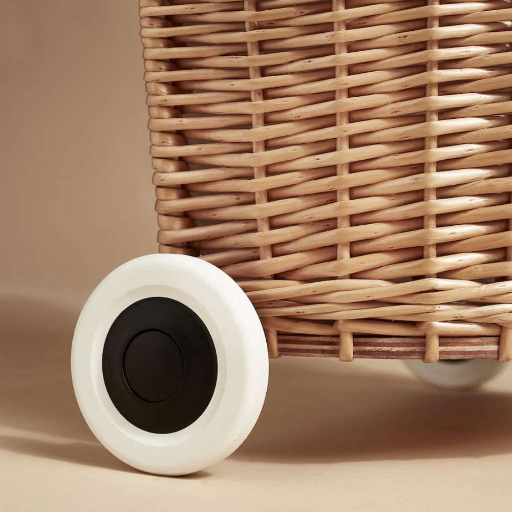 Wheeled Laundry Basket, Lidded Rolling Dirty Clothes Hamper with Liner & Curved Carry Handle for Bedroom Bathroom Storage,www.kongzeglobal.com,Wheeled Laundry Basket, Lidded Rolling Dirty Clothes Hamper with Liner & Curved Carry Handle for Bedroom Bathroom Storage-www.kongzeglobal.com