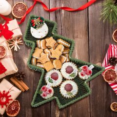 Christmas Tree Star Shape Woven Storage Basket, Eco Paper Rope Handmade Decor Organizer Tray for Xmas Snack Gift Table Decor,www.kongzeglobal.com,Christmas Tree Star Shape Woven Storage Basket, Eco Paper Rope Handmade Decor Organizer Tray for Xmas Snack Gift Table Decor-www.kongzeglobal.com