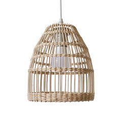 Natural Willow Woven Pendant Lamp Shade, Handmade Rattan Light Cover for American Pastoral Farmhouse Dining Kitchen Cafe Decor,www.kongzeglobal.com,Natural Willow Woven Pendant Lamp Shade, Handmade Rattan Light Cover for American Pastoral Farmhouse Dining Kitchen Cafe Decor-www.kongzeglobal.com