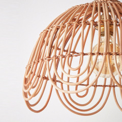 Natural Willow Woven Pendant Lamp Shade, Handmade Rattan Hanging Light Cover for Japanese Southeast Asian Dining Tea Homestay Decor,www.kongzeglobal.com,Natural Willow Woven Pendant Lamp Shade, Handmade Rattan Hanging Light Cover for Japanese Southeast Asian Dining Tea Homestay Decor-www.kongzeglobal.com