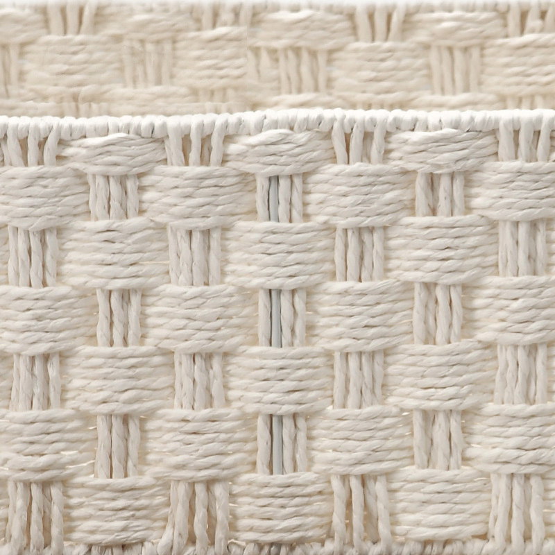 Natural Thick Paper Rope Rectangular Storage Basket, Hand Cross Woven Eco Organizer Bin for Cabinet Wardrobe Desktop Sundry Tidy,www.kongzeglobal.com,Natural Thick Paper Rope Rectangular Storage Basket, Hand Cross Woven Eco Organizer Bin for Cabinet Wardrobe Desktop Sundry Tidy-www.kongzeglobal.com
