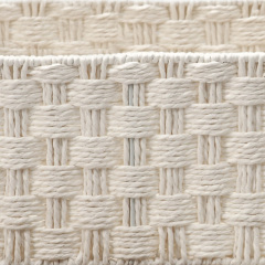 Natural Thick Paper Rope Rectangular Storage Basket, Hand Cross Woven Eco Organizer Bin for Cabinet Wardrobe Desktop Sundry Tidy,www.kongzeglobal.com,Natural Thick Paper Rope Rectangular Storage Basket, Hand Cross Woven Eco Organizer Bin for Cabinet Wardrobe Desktop Sundry Tidy-www.kongzeglobal.com