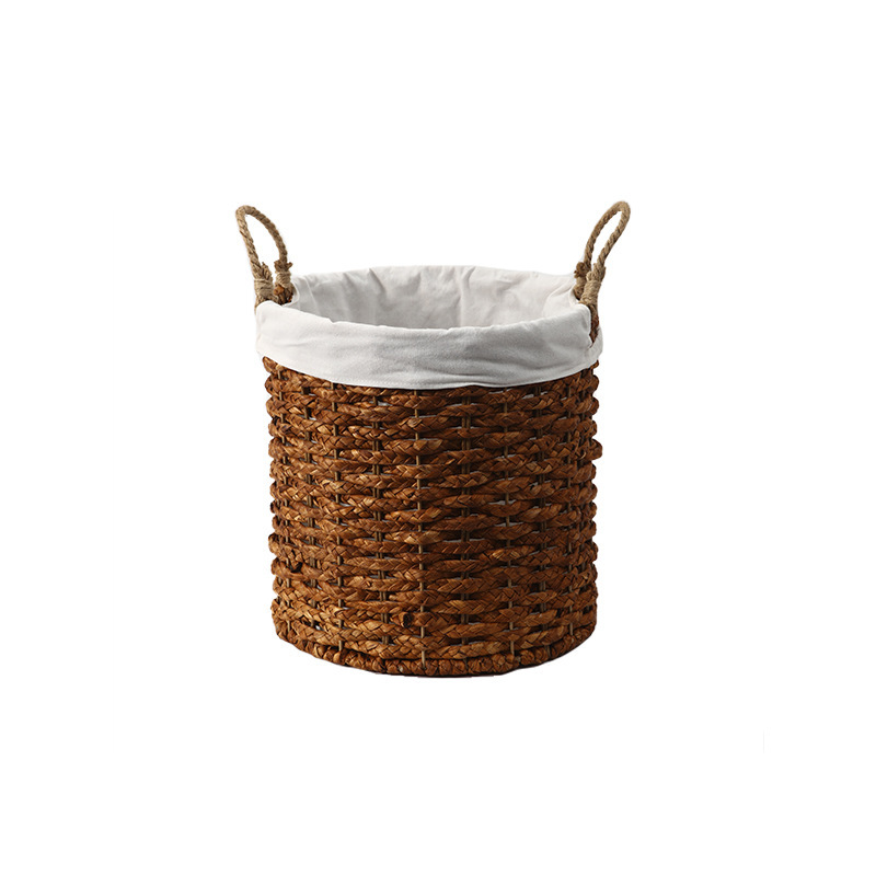 Natural Coconut Palm Woven Round Laundry Basket, Large Capacity Handwoven Dirty Clothes Hamper with Liner & Dual Handles for Bedroom Bathroom Storage,www.kongzeglobal.com,Natural Coconut Palm Woven Round Laundry Basket, Large Capacity Handwoven Dirty Clothes Hamper with Liner & Dual Handles for Bedroom Bathroom Storage-www.kongzeglobal.com