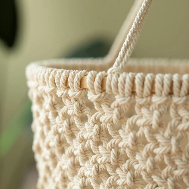 Diamond Macrame Cotton Lamp Shade, Hand Knotted Cylindrical Pendant Light Cover with Long Tassels,www.kongzeglobal.com,Diamond Macrame Cotton Lamp Shade, Hand Knotted Cylindrical Pendant Light Cover with Long Tassels-www.kongzeglobal.com