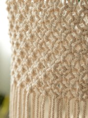 Diamond Macrame Cotton Lamp Shade, Hand Knotted Cylindrical Pendant Light Cover with Long Tassels,www.kongzeglobal.com,Diamond Macrame Cotton Lamp Shade, Hand Knotted Cylindrical Pendant Light Cover with Long Tassels-www.kongzeglobal.com