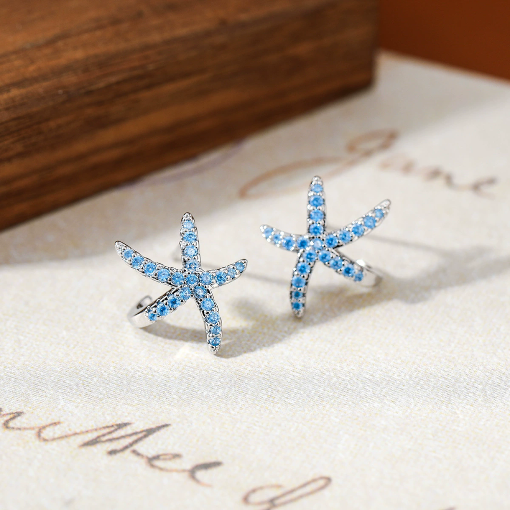 Fashionable gradient cloud-shaped freshwater pearl S925 silver needle ice-themed elegant and sophisticated earrings