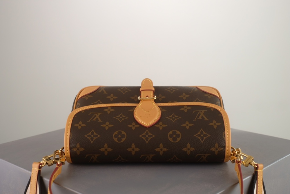 LV Diane Handbag M45985 Black / M46049 Rose Pink